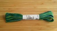 sashiko garen 20 m #77:  gemengd blauw en groen