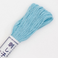 sashiko garen 20m #8: licht blauw