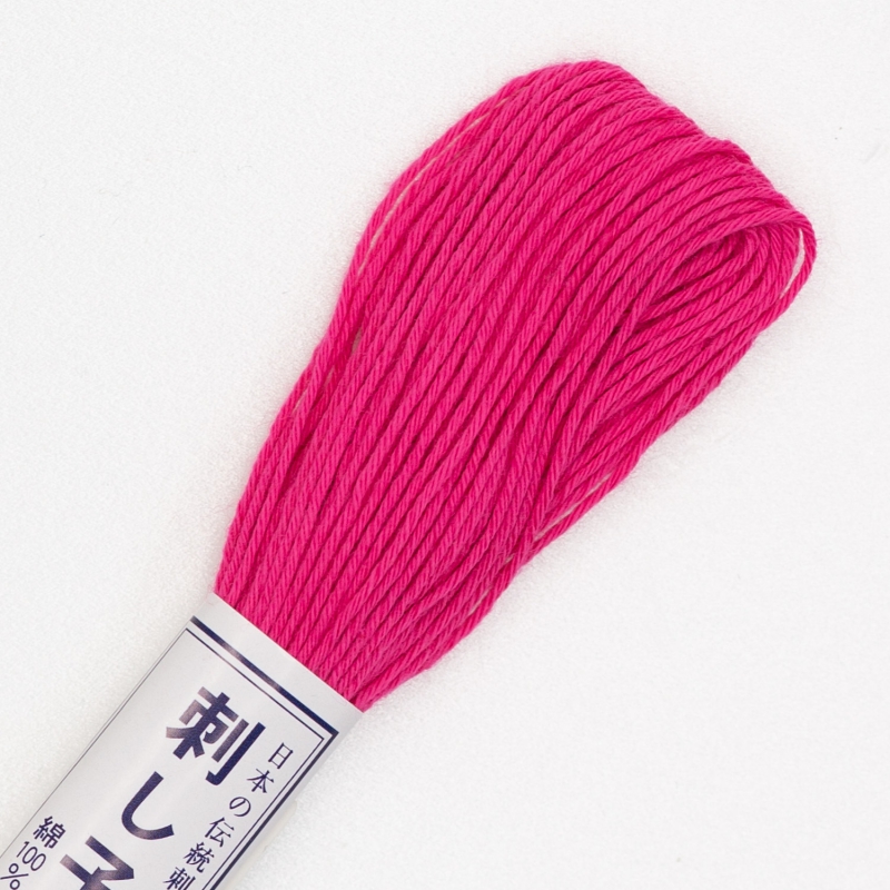 sashiko garen 20 m #21: donker roze