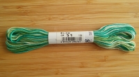 sashiko garen 20m #51: gemeleerd (wit, groen, blauw)