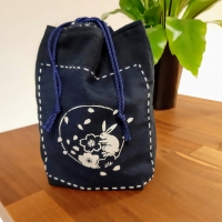 Indigo pouch