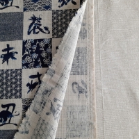 Japanese canvas/ patchwork indigo (price for 25cm)