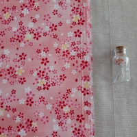 Japanese cotton satin- pink (price for 25cm)