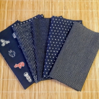 fat quarter fabric bundle: vintage indigo
