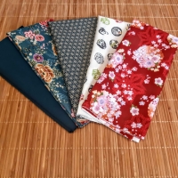 fat quarter fabric bundle: happy