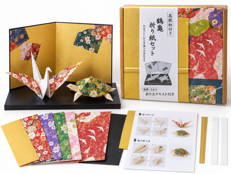 washi kit &ndash; kraanvogel en schildpad