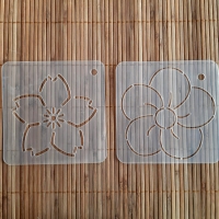 Kit (with templates) for 2 coasters-A