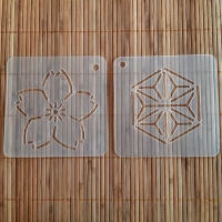 Kit (with templates) for 2 coasters-B