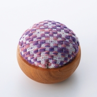 kogin kit : wooden bowl pincushion #88