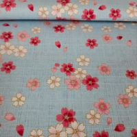 Japanese cotton satin- light blue (price for 25cm)
