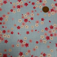 Japanese cotton satin- light blue (price for 25cm)