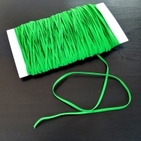 elastische band, 3 mm: groen (price per meter)
