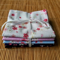 fat quarter fabric bundle: cotton satin