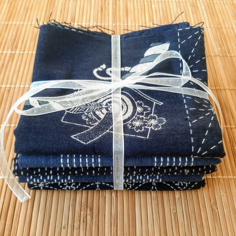 fat quarter fabric bundle: sashiko
