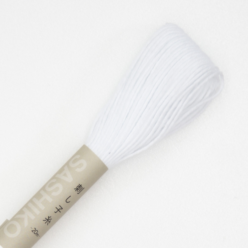 sashiko garen 20m #01:  sneeuwwit