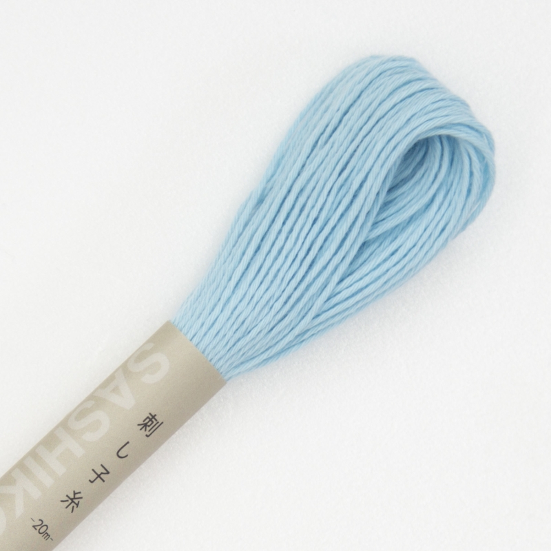 sashiko garen 20m #08: hemelsblauw