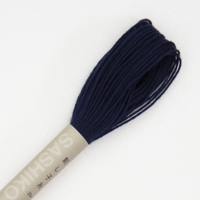 sashiko garen 20m #11:  marineblauw