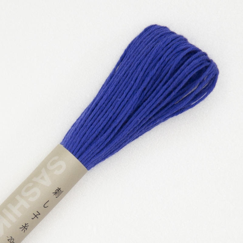 sashiko garen 20m #23: koningsblauw