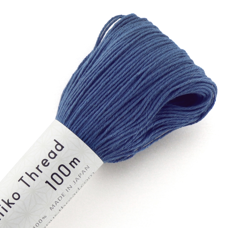sashiko garen 100m #109: staalblauw