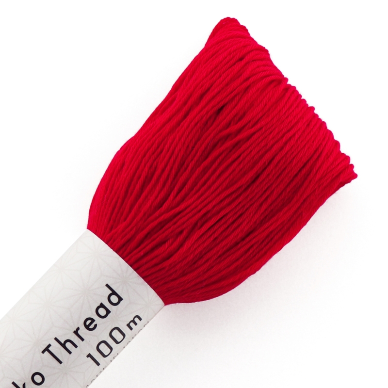 sashiko garen 100m #105: helderrood