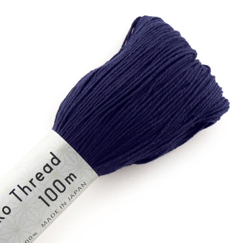 sashiko garen 100m #103: marineblauw