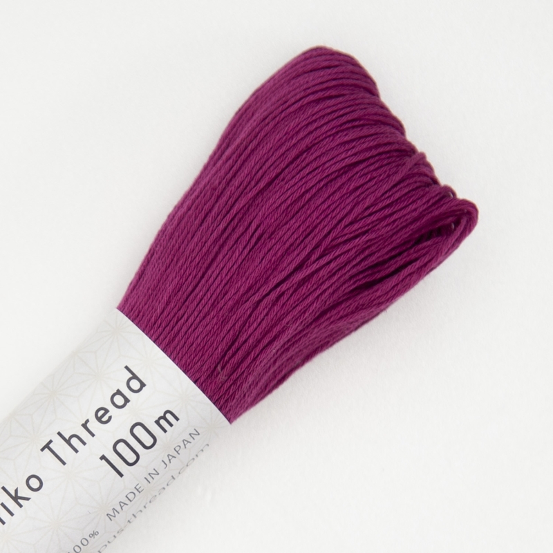 sashiko garen 100m #125: magenta