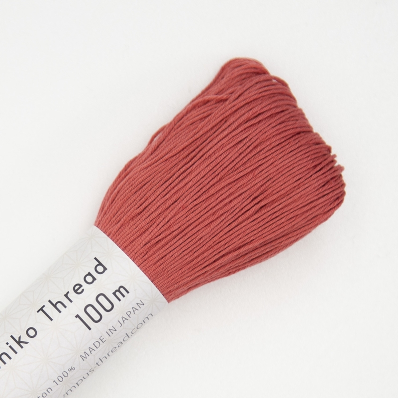 sashiko garen 100m #126: warm koraal