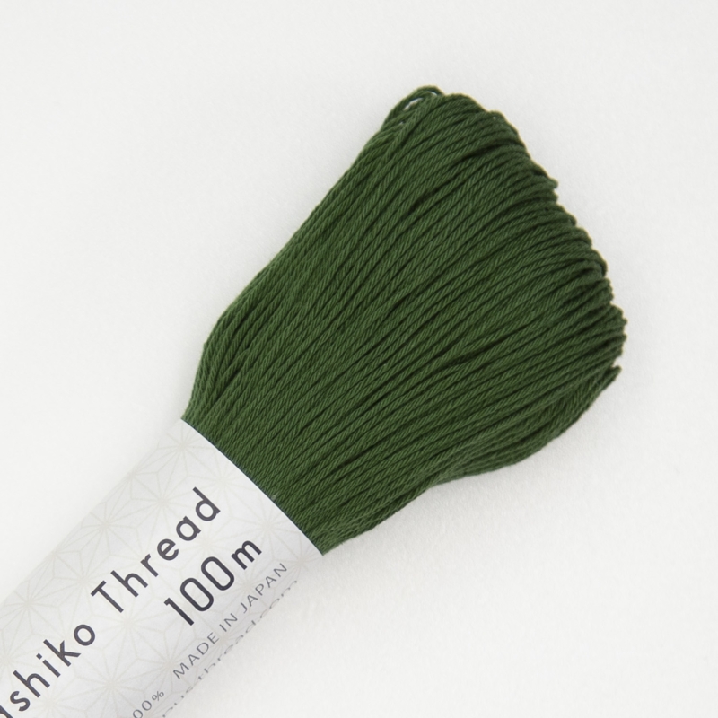 sashiko garen 100m #129: bosgroen