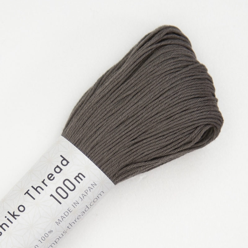 sashiko garen 100m #130: donker taupe