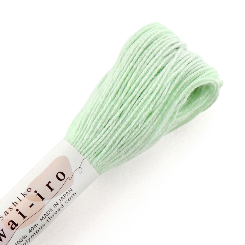 sashiko garen 40m #A3: pastelmint