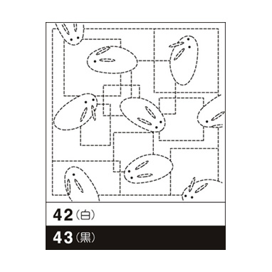sashiko hana-fukin wit #42: yuki usagi