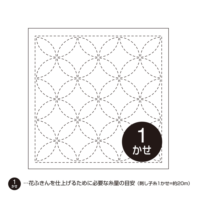 sashiko sampler wit #91: shippou tsunagi