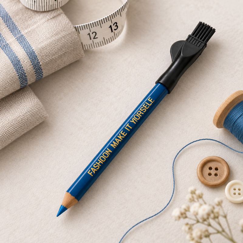 uitwasbaar textielpotlood &ndash; blauw