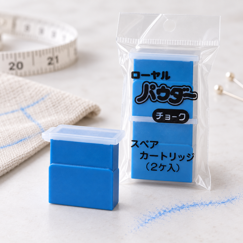 royal powder chalk navulling - blauw - 2 stuks