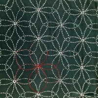 sashiko patroon #12 - hana-zashi