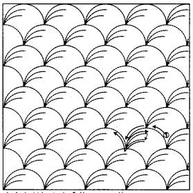 sashiko patroon #1 - nowaki