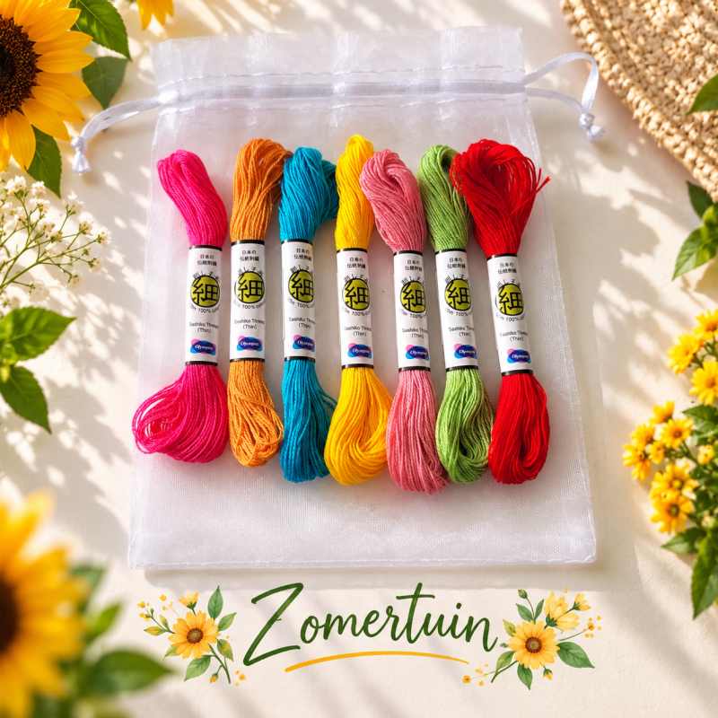 sashiko garen kleurenmix &ndash; zomertuin &ndash; 7 &times; 10 m