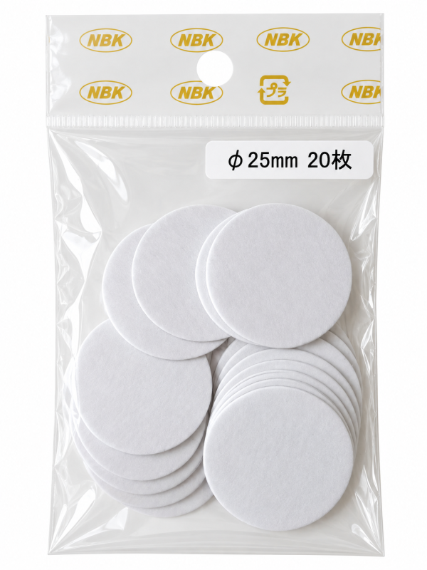 ondergronden voor tsumami zaiku &ndash; 25 mm &ndash; 20 stuks