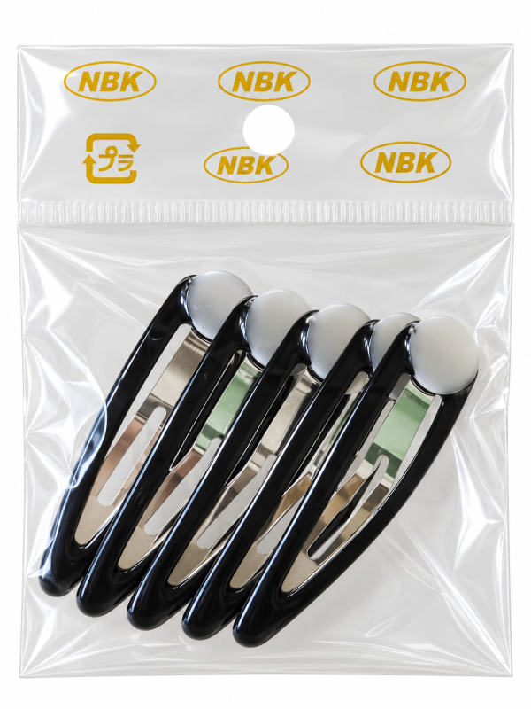 haarclips voor tsumami zaiku &ndash; 6 stuks &ndash; zwart