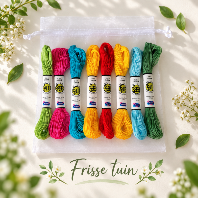 Sashiko garen kleurenmix frisse tuin 8 &times; 10 m