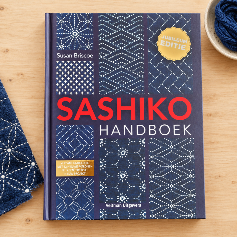 Sashiko Handboek &ndash; Jubileumeditie | Susan Briscoe