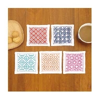 sashiko kit #293: table coasters